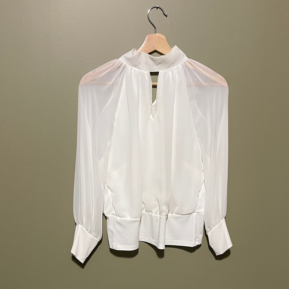 Chic White Women's Blouse